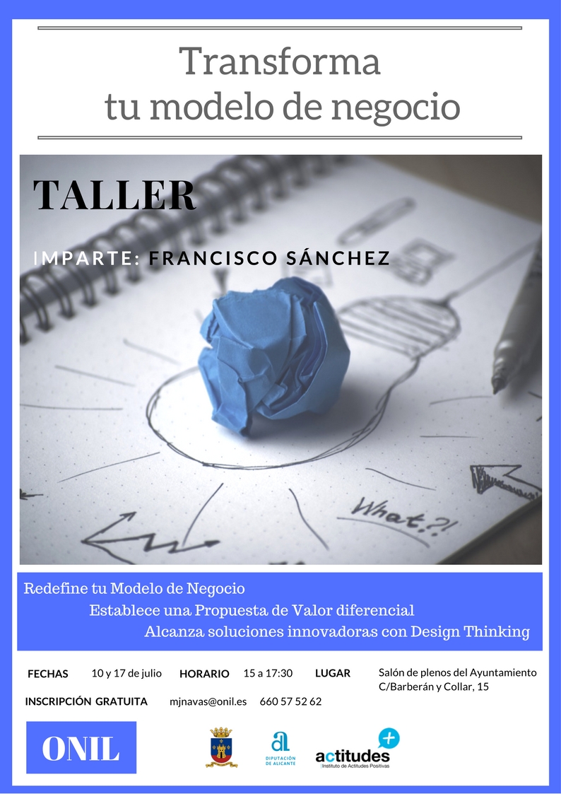 Taller Transforma tu modelo de negocio